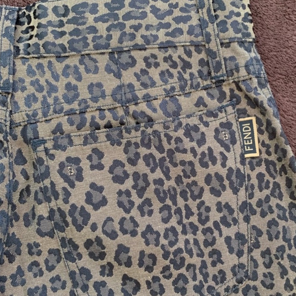 FENDI CHEETAH JEANS - Picture 3 of 9